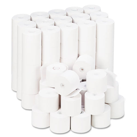 Impact And Inkjet Print Bond Paper Rolls, 0.5" Core, 2.25" X 165 Ft, White, 100-carton