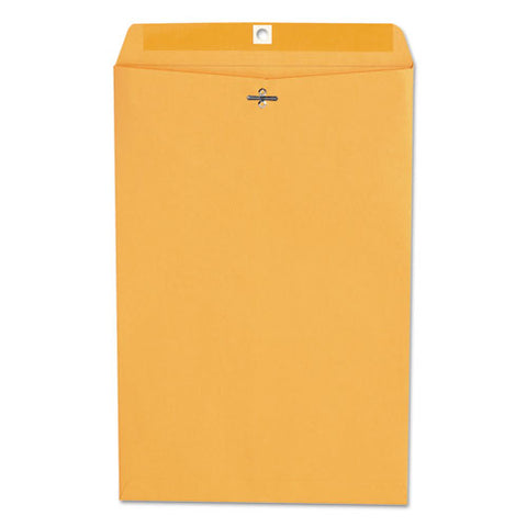 Kraft Clasp Envelope, #98, Square Flap, Clasp-gummed Closure, 10 X 15, Brown Kraft, 100-box