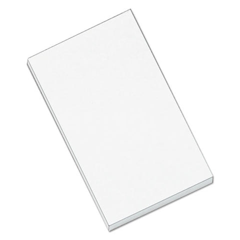 Scratch Pads, Unruled, 3 X 5, White, 100 Sheets, 180-carton