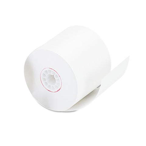 Impact And Inkjet Print Bond Paper Rolls, 0.5" Core, 2.25" X 128 Ft, White, 100-carton