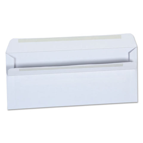 Self-seal Business Envelope, #10, Square Flap, Self-adhesive Closure, 4.13 X 9.5, White, 500-box