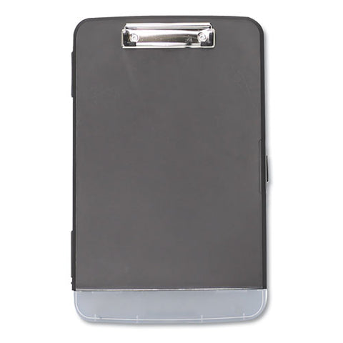 Storage Clipboard W-pen Compartment, 1-2" Capacity, 8 1-2 X 11, Black