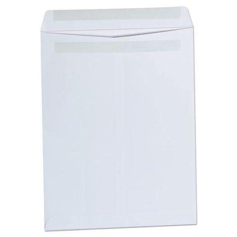 Self-stick Open-end Catalog Envelope, #13 1-2, Square Flap, Self-adhesive Closure, 10 X 13, White, 100-box