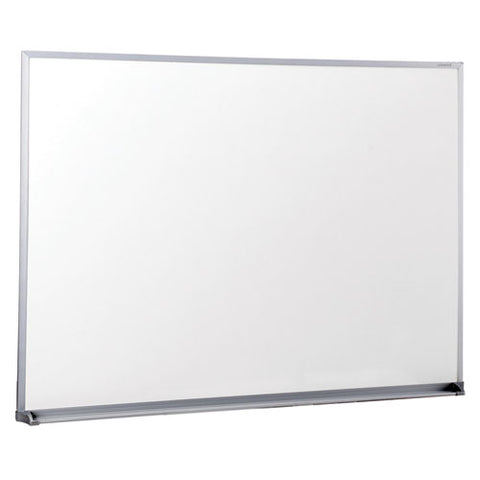 Dry Erase Board, Melamine, 48 X 36, Satin-finished Aluminum Frame