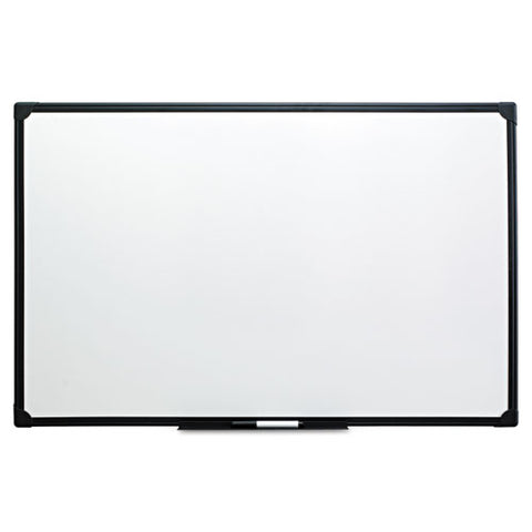 Dry Erase Board, Melamine, 36 X 24, Black Frame