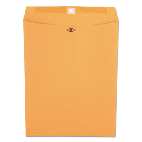 Kraft Clasp Envelope, #97, Square Flap, Clasp-gummed Closure, 10 X 13, Brown Kraft, 100-box