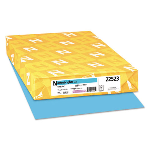 Color Paper, 24 Lb, 11 X 17, Lunar Blue, 500-ream