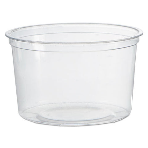 Deli Containers, 16 Oz, Clear, 50-pack, 10 Packs-carton