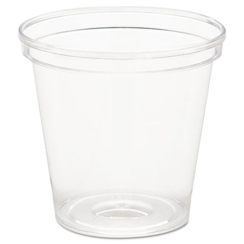 Comet Plastic Portion-shot Glass, 1 Oz, Clear, 50-pack, 50 Packs-carton
