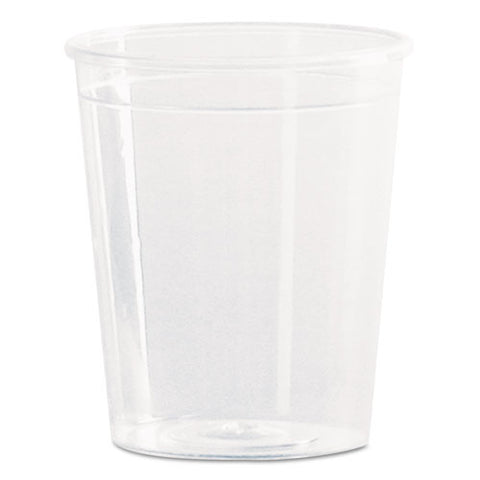 Comet Plastic Portion-shot Glass, 2 Oz., Clear, 50-pack