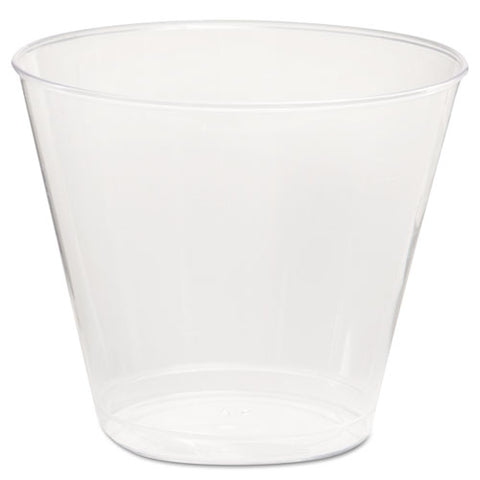 Comet Plastic Tumbler, 5 Oz., Clear, Squat, 50-pack