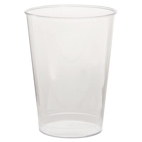 Comet Plastic Tumbler, 7 Oz., Clear, Tall, 25-pack