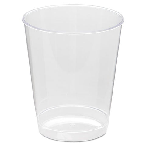 Comet Plastic Tumbler, 8 Oz., Clear, Tall, 25-pack