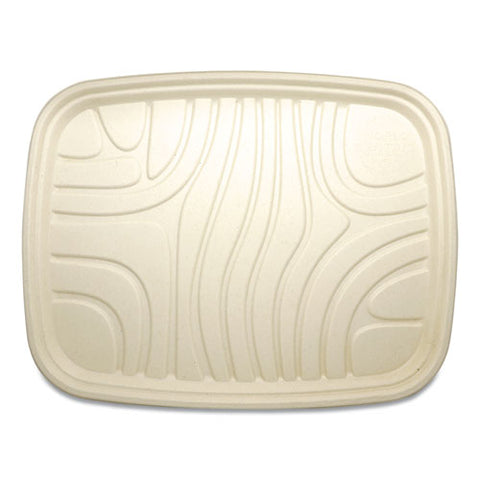 Fiber Trays, Pla Lined, Pfas Free, 1-compartment, 18 X 14 X 1, Natural, 100-carton