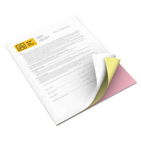 Vitality Multipurpose Carbonless 3-part Paper, 8.5 X 11, Canary-pink-white, 5, 010-carton