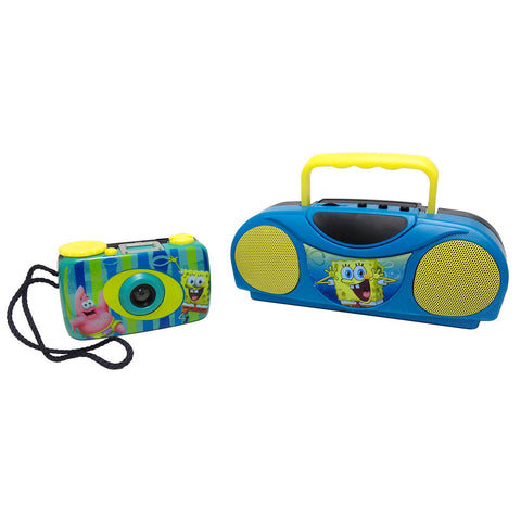 SpongeBob Squarepants Camera and Radio Kit