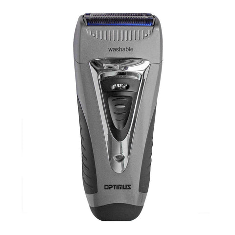 Optimus Curve Rechargeable Triple Wet/dry Men's Shaver, Black/silver