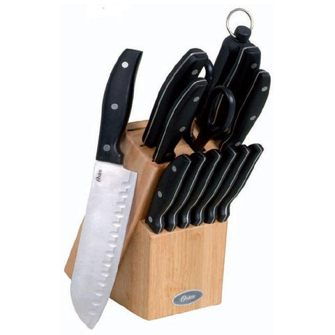 Oster Granger 14-Piece Cutlery Set, Black