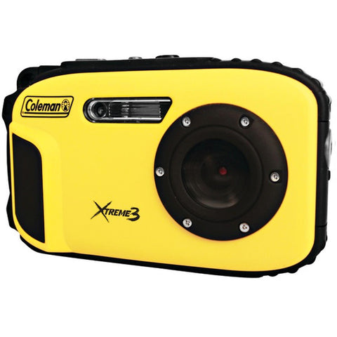 Coleman 20.0 MP/HD Waterproof Digital Camera-Yellow