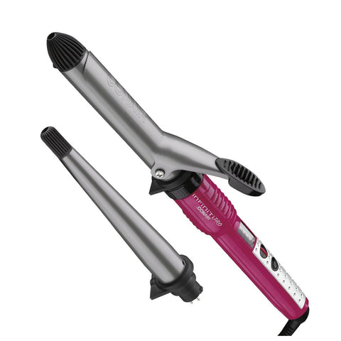 Infiniti Pro by Conair Tourmaline Ceramic Combo Styler, 1" Curling Iron plus Curling Wand