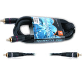 Technical Pro Dual 3' .25 in. to Dual .25 in. Audio cables