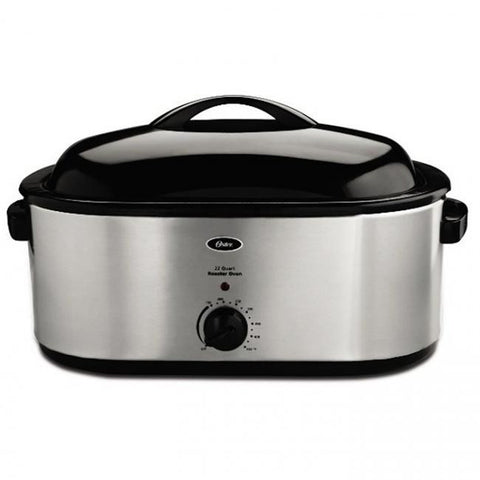 Oster CKSTRS23 22-Quart Roaster Oven- Stainless Steel - Reconditioned