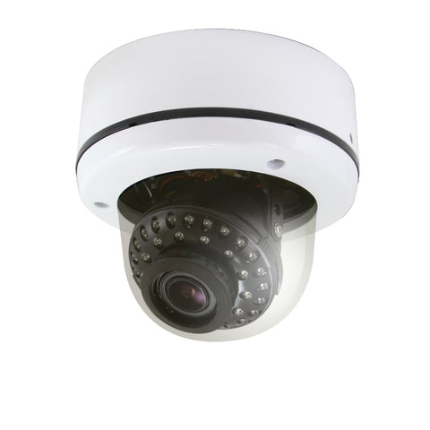 Avemia Dual Voltage NIght Vision Vandal Proof Vari-focal Dome Camera-White