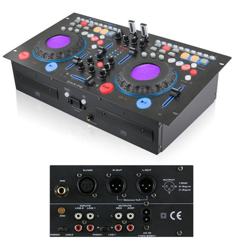 Rackmountable Double Cd Mixer with USB, Scratch & BPM