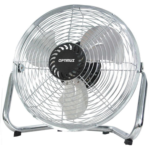 Optimus 12" Industrial Grade High Velocity Fan - Chrome Grill