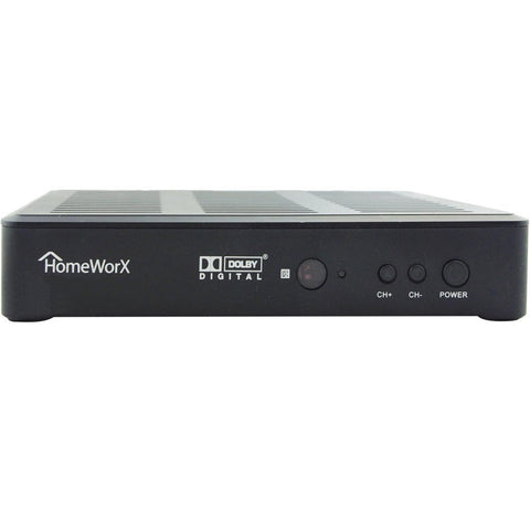 HomeWorx HW180STB HDTV Digital Converter Box with Media Player Function & Dolby Digital & HDMI Out - Reconditioned