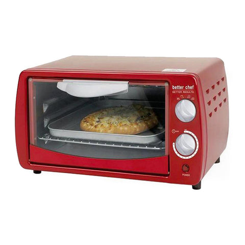 Better Chef Classic Red 9-liter Toaster Oven