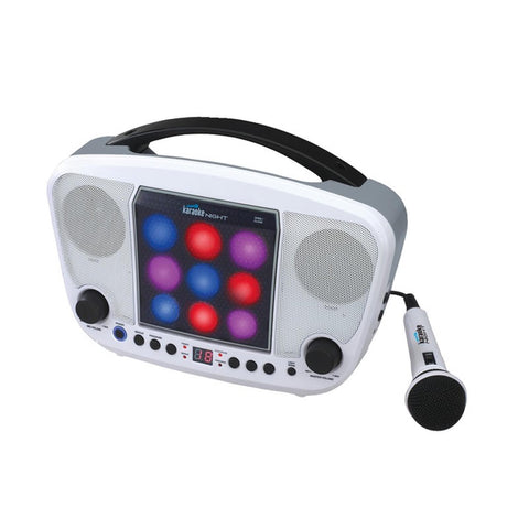 Karaoke Night CD Sing-A-Long Karaoke with LED Light Show