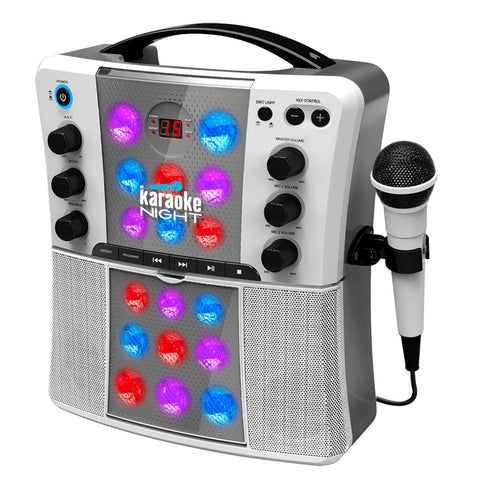 Karaoke Night CD + G Karaoke System with LED Light Show