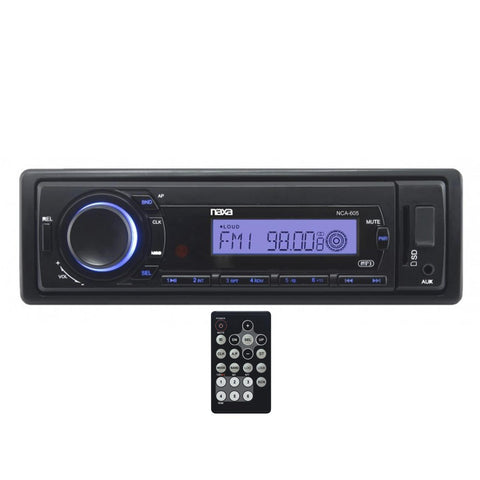 Naxa Detachable PLL Electronic Tuning Stereo AM/FM Radio MP3 Player with ID3 Text Function, USB Input, SD/MMC Card Slot &