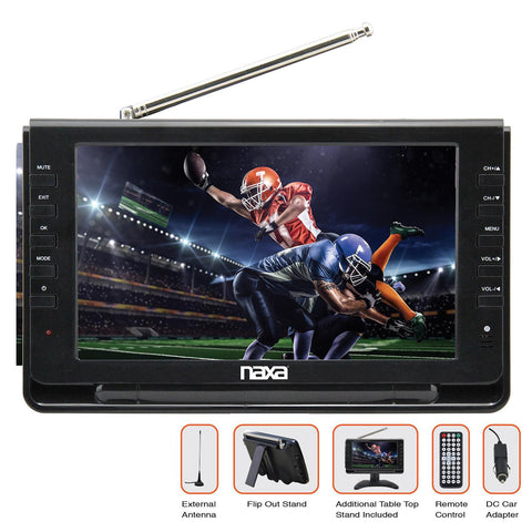 9" Portable TV & Digital Multimedia Player