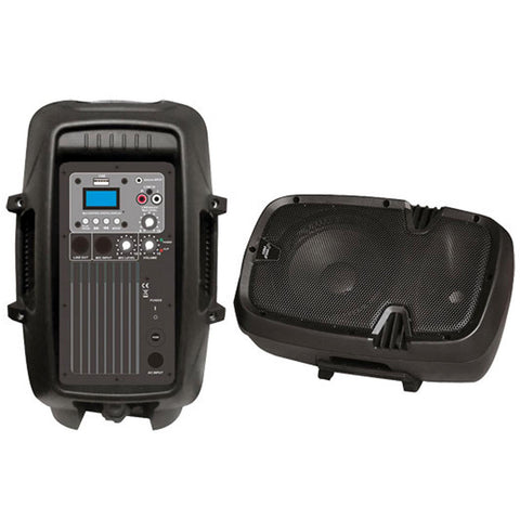 PylePro - PPHP803MU - 8'' 600 Watt Powered Two-Way PA Speaker with MP3/USB/3.5mm Input