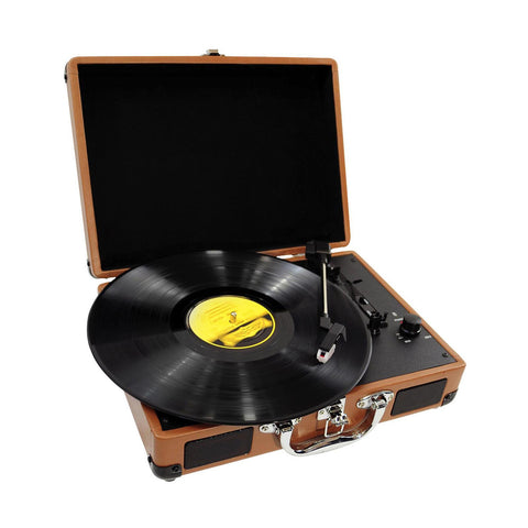 Pyle Retro Belt-Drive Turntable With USB-to-PC Connection