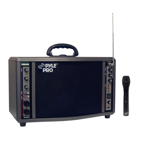 Pyle PWMA3600 200 Watt Wireless Battery Powered PA System