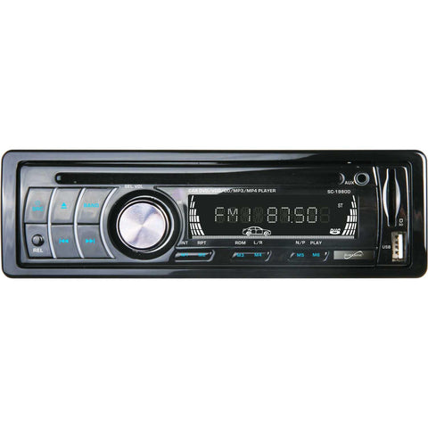 Supersonic Dvd/Mp3/Cd Receiver With Am/Fm Raio, Usb/Sd Inputs, Aux In &DETACHABLE Panel