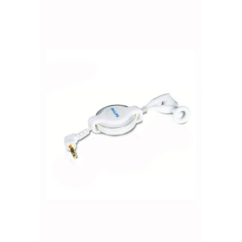 Philips SJM2604 Universal Retractable White Stereo Earbuds