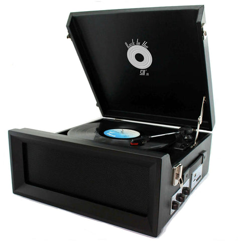 Back to the 50's Portable Vinyl 3 Speed Turntable - Reconditioned