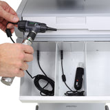 StyleView® Telemedicine Cart, Back-to-Back Monitors, Powered