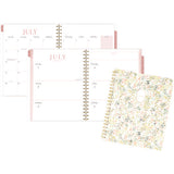 Leah Bisch Academic Year Weekly/monthly Planner, Floral Artwork, 11" X 9.25", Multicolor Cover, 12-month: July 2024-june 2025