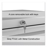 Lateral File, 2 Legal/letter-size File Drawers, Light Gray, 36" X 18.63" X 28"