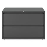Lateral File, 2 Legal/letter-size File Drawers, Charcoal, 42" X 18.63" X 28"