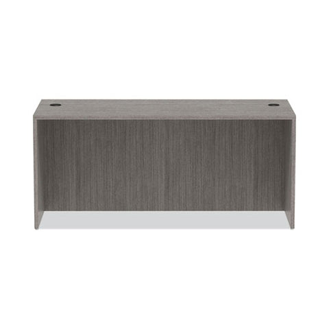 Alera Valencia Series Straight Front Desk Shell, 65" X 29.5" X 29.63", Gray