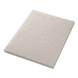 Polishing Pads, 14 X 20, White, 5/carton