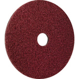 Black Diamond 400 Heavy-duty Cleaning Pad, 20" Diameter, 400 Grit, Black/red, 2/carton
