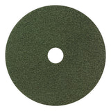 Black Diamond 3000 Grit Diamond Pad, 14" Diameter, Black/green, 2/carton