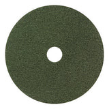 Black Diamond 3000 Grit Diamond Pad, 20" Diameter, Black/green, 2/carton